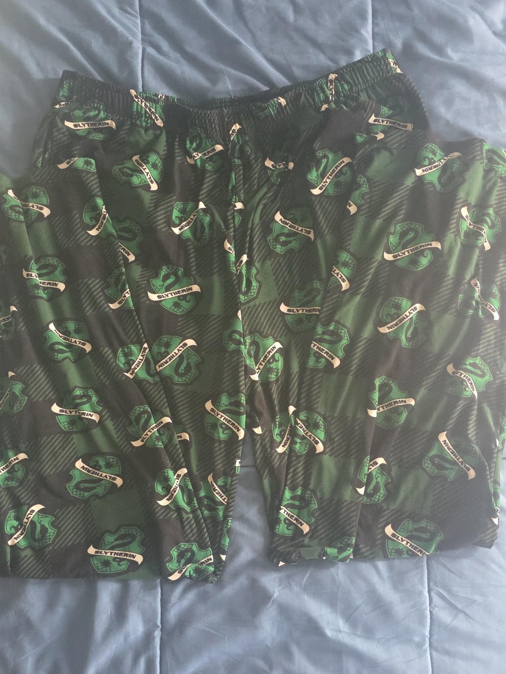 Slytherin Green & Black Lounge Pajama Pants - Themed Sleepwear
